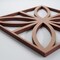 Ekena Millwork Extra Small Swansea Decorative Fretwork Wood Wall Panels, Wood, 7 3/8"W x 7 3/8"H x 3/8"T WALW08X08X0375SWNMF - alternate 3